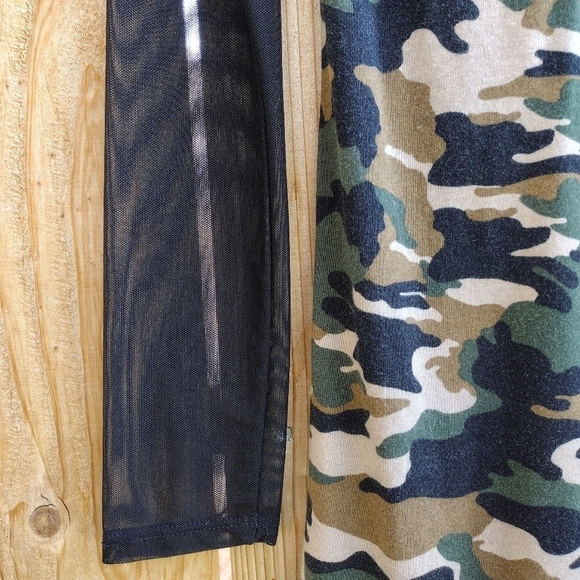 Heart & Hips - Camo Mesh Midi Dress - Picture 9 of 16